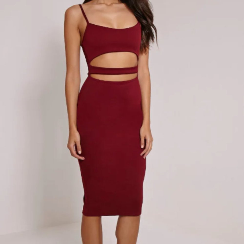 Waist Cut Out Mini Dress